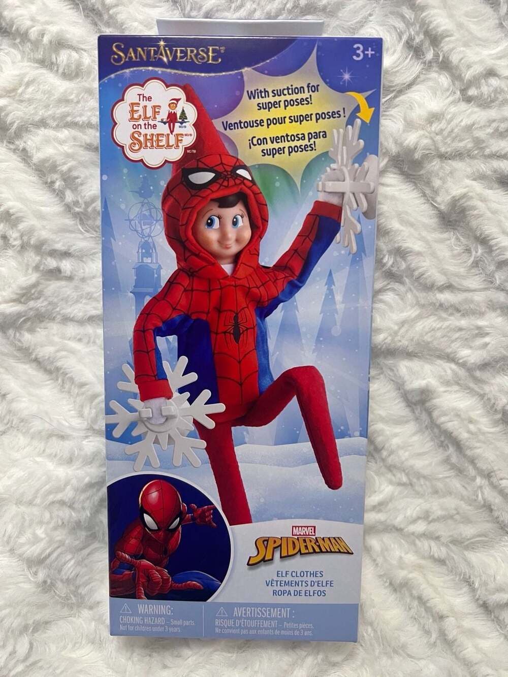 NIB The Elf on the Shelf Marvel Spider-Man Web Hero Hoodie Set